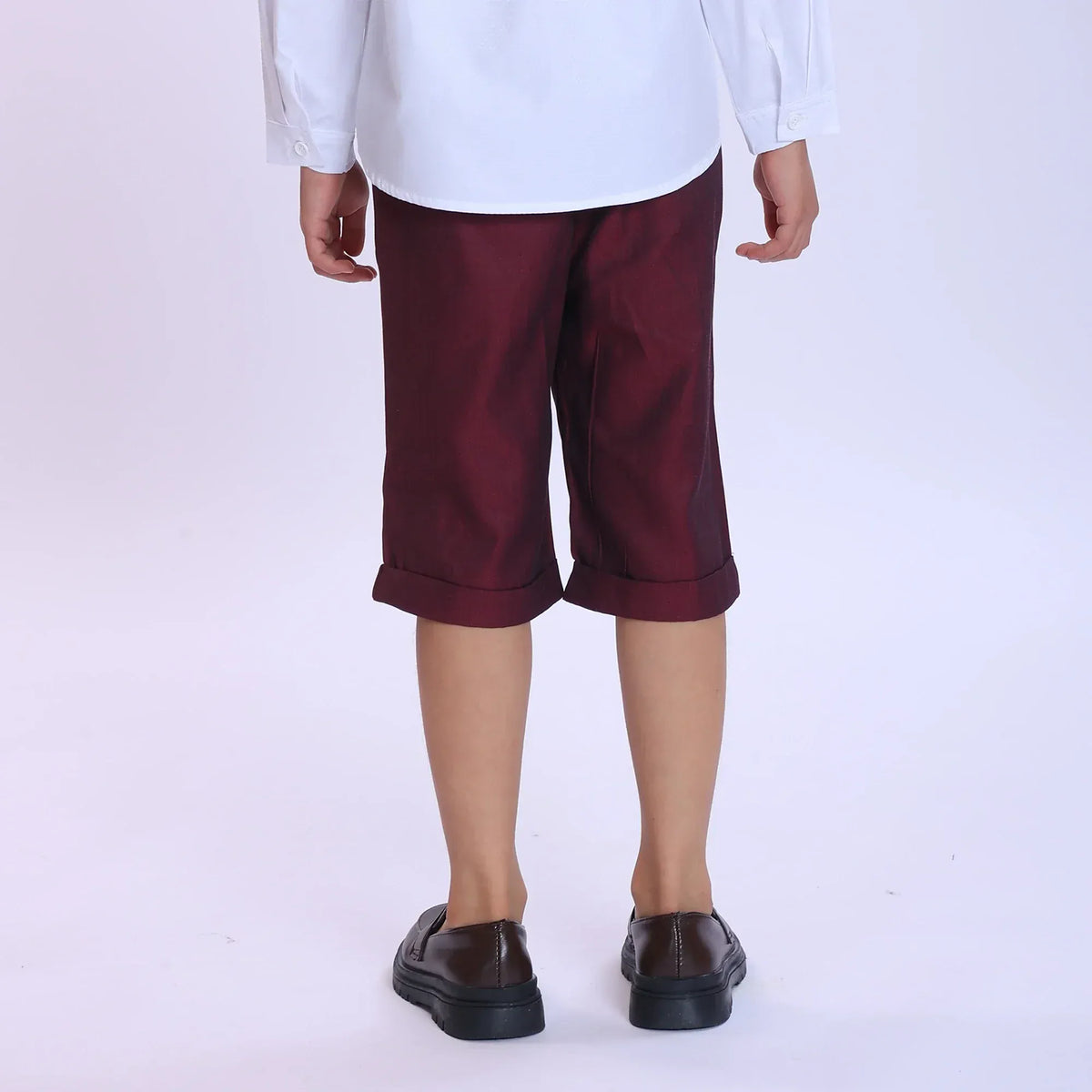 Plain Fashion Shorts For Boys Image