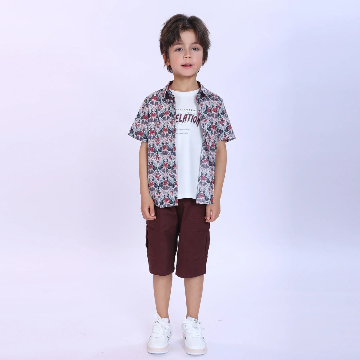 Printed Fashion Shirt For Boys Image