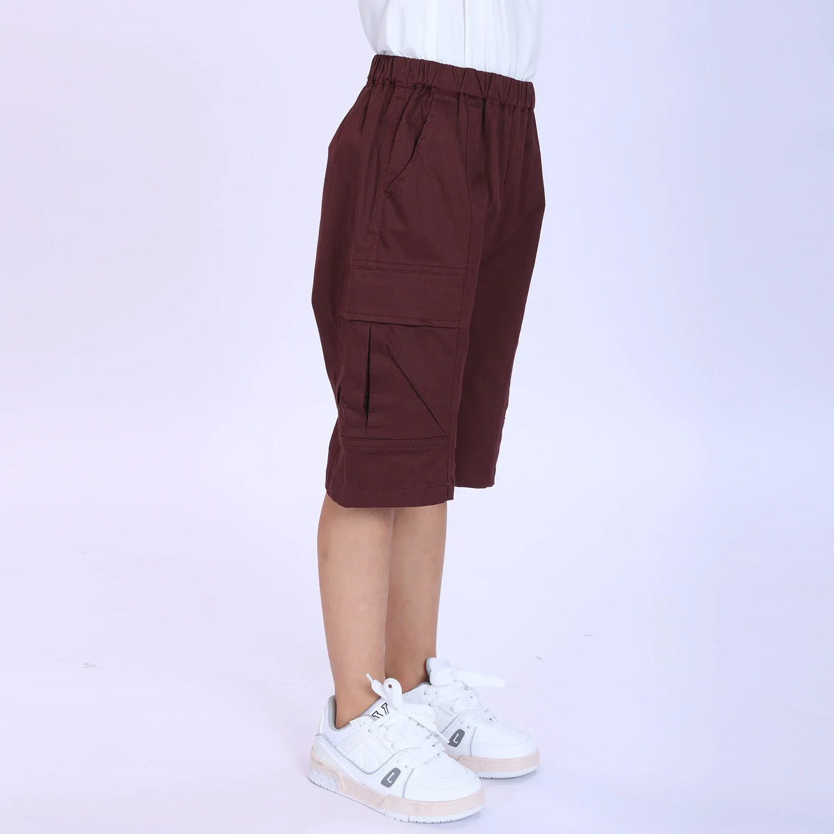 Plain Fashion Shorts For Boys Image