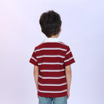 Striped Fashion Polo Shirt For Boys Image
