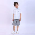 Checked Fashion Shorts For Boys Image
