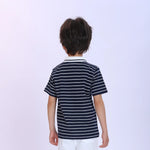 Striped Fashion Polo Shirt For Boys Image