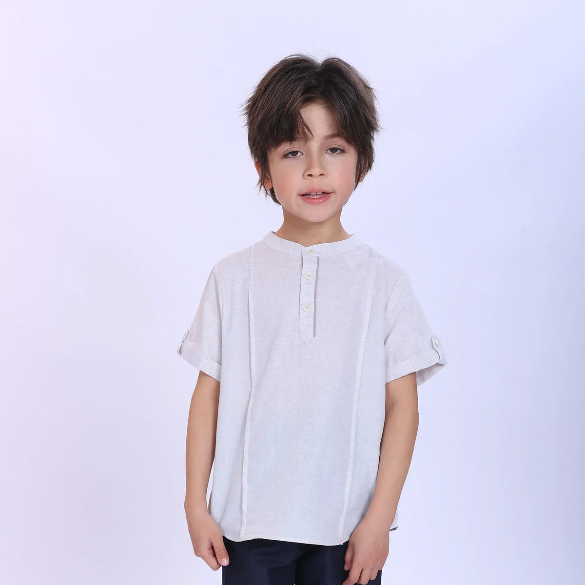 Solid Fashion Shirt For Boys Image