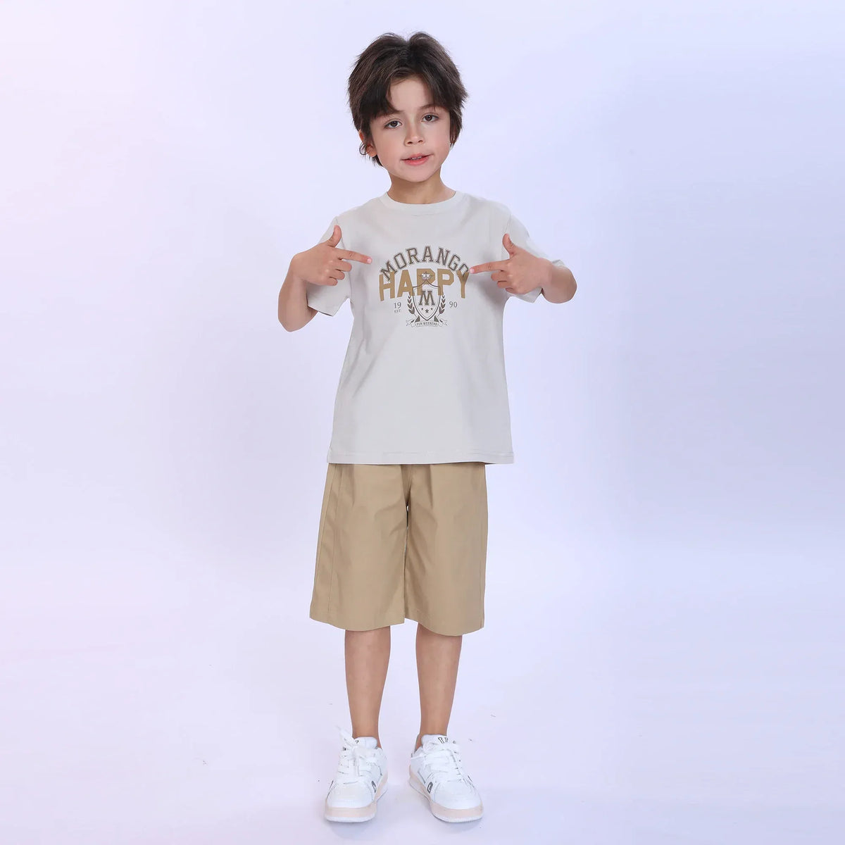 Plain Fashion Shorts For Boys Image