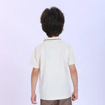 Printed Fashion Polo Shirt For Boys Image