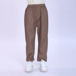 Rust Red Plain Fashion Pants For Boys Image