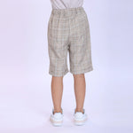 Checked Fashion Shorts For Boys Image
