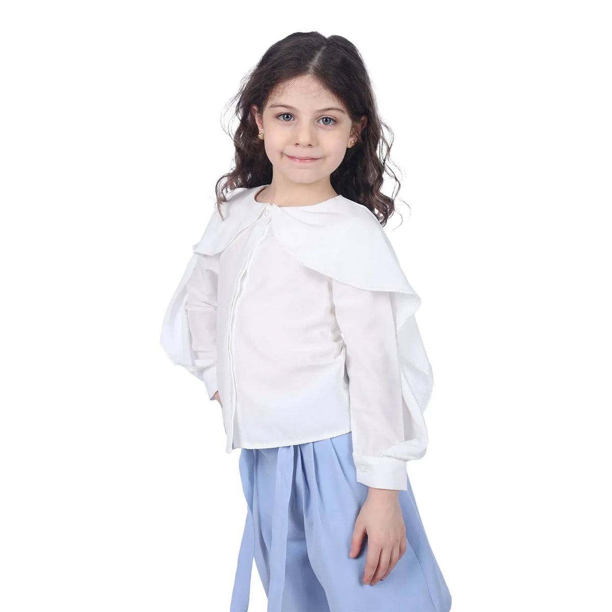 Plain Classic Shirt For Girls Image