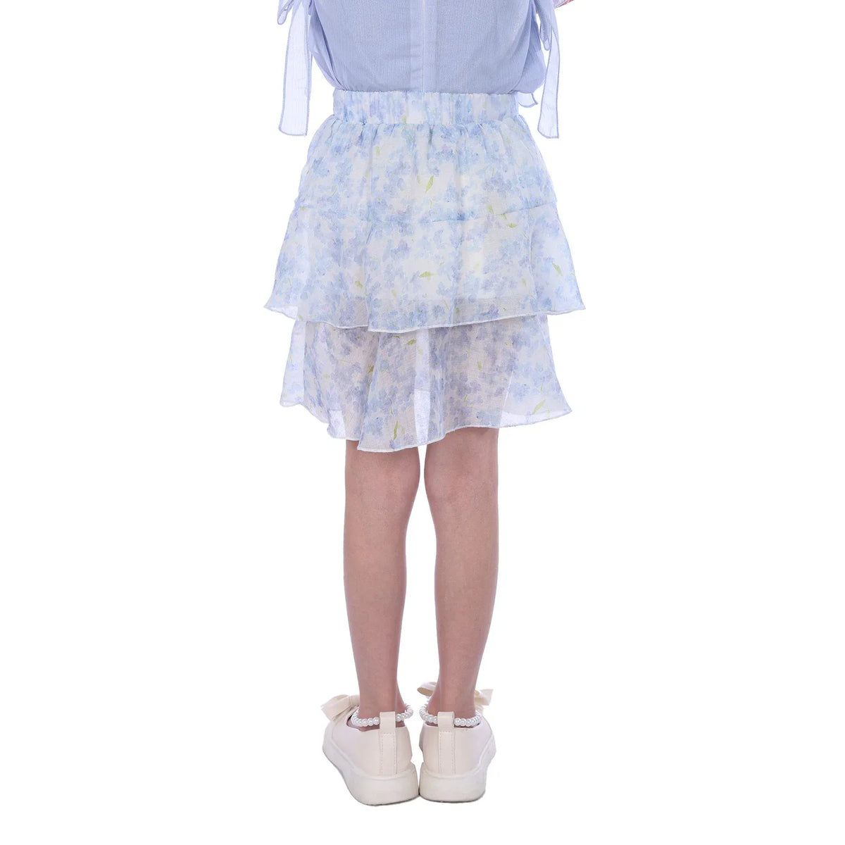 Floral Classic Skirt For Girls Image