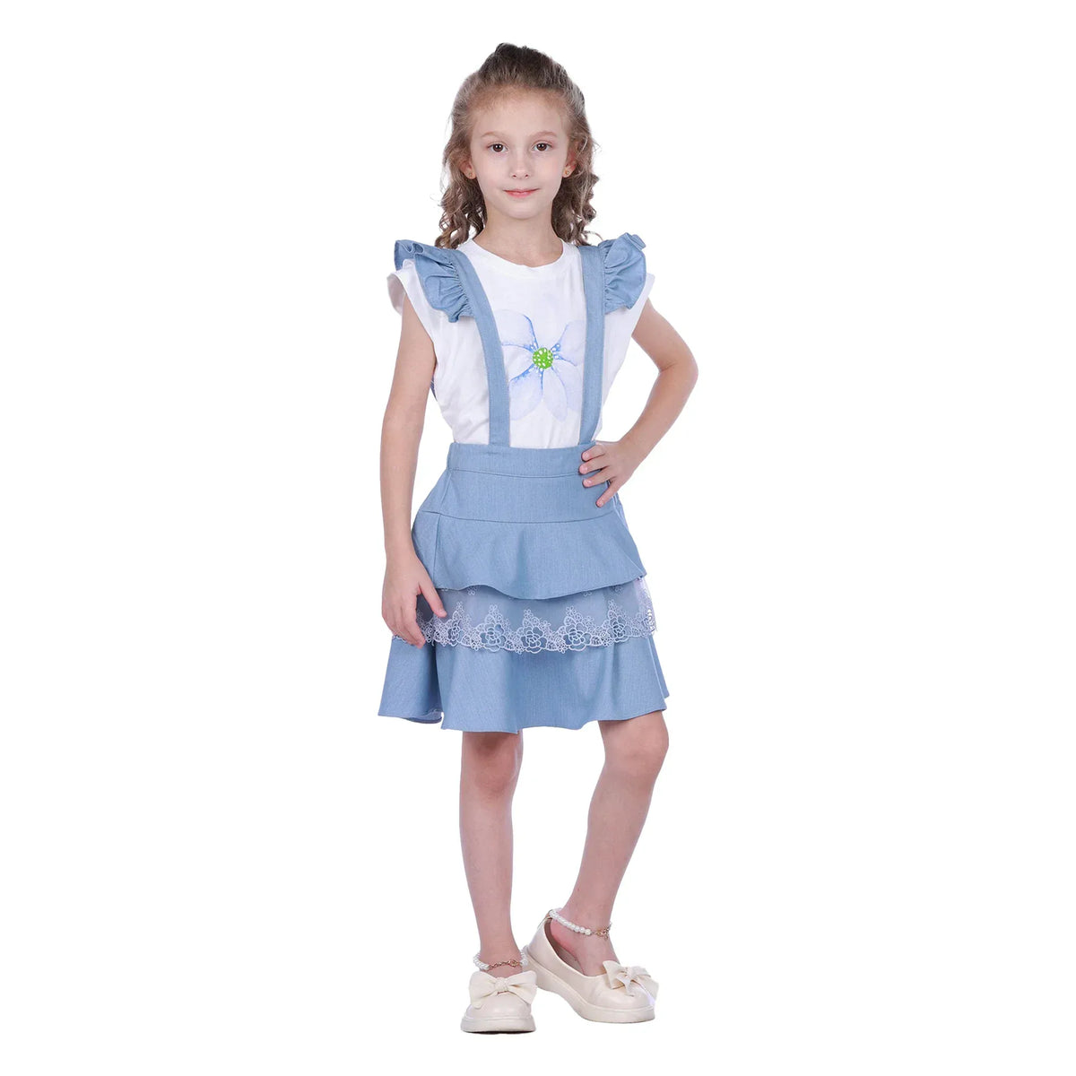 Floral Classic T.Shirt For Girls Image