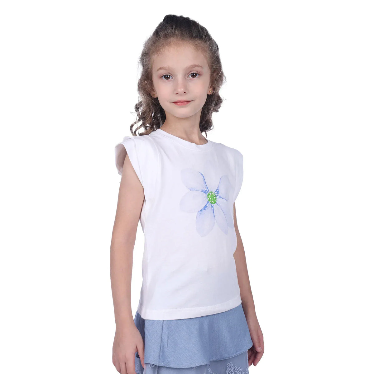 Floral Classic T.Shirt For Girls Image
