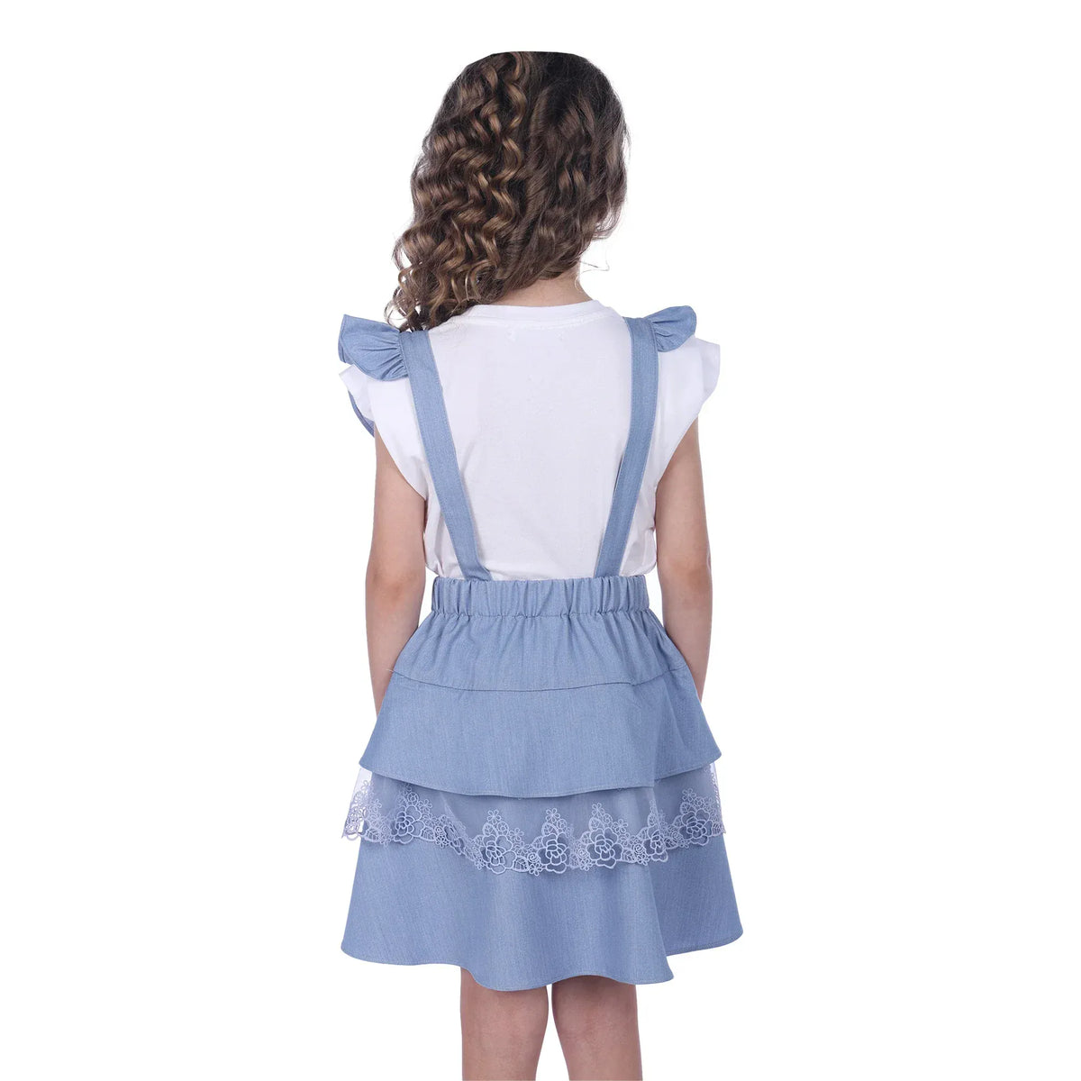 Floral Classic Skirt For Girls Image