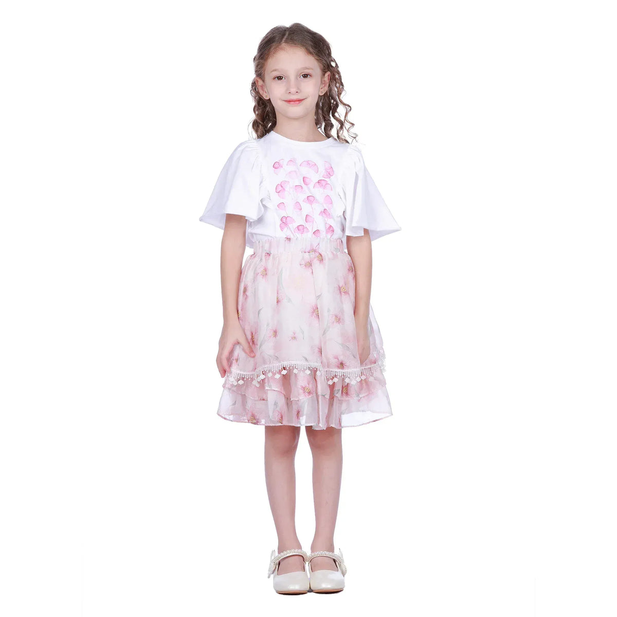Floral Classic T.Shirt for Girls Image