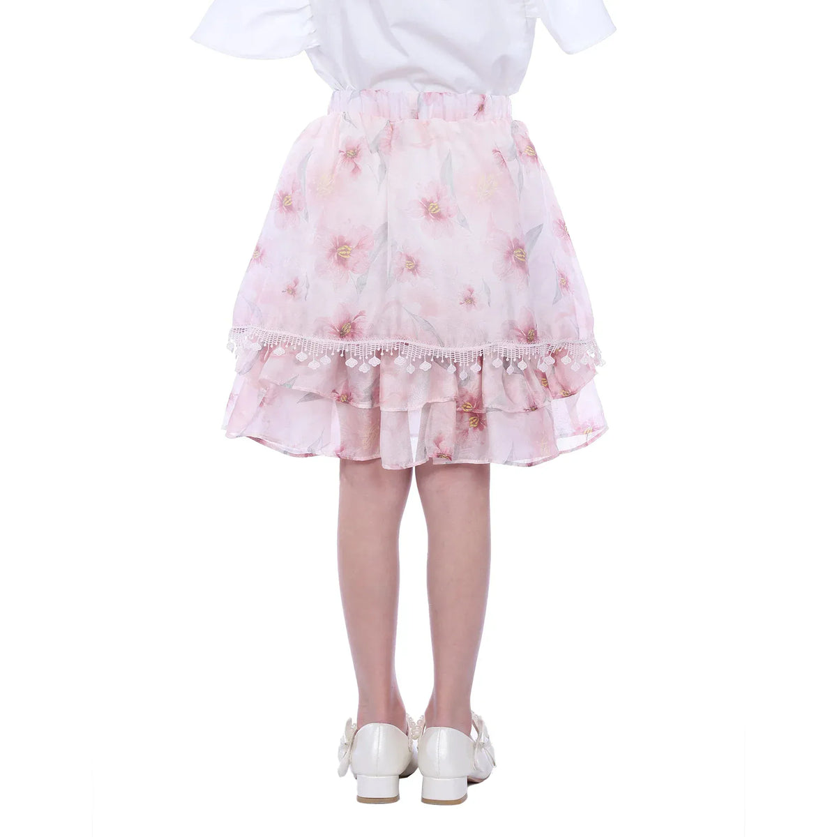 Floral Classic Skirt for Girls Image