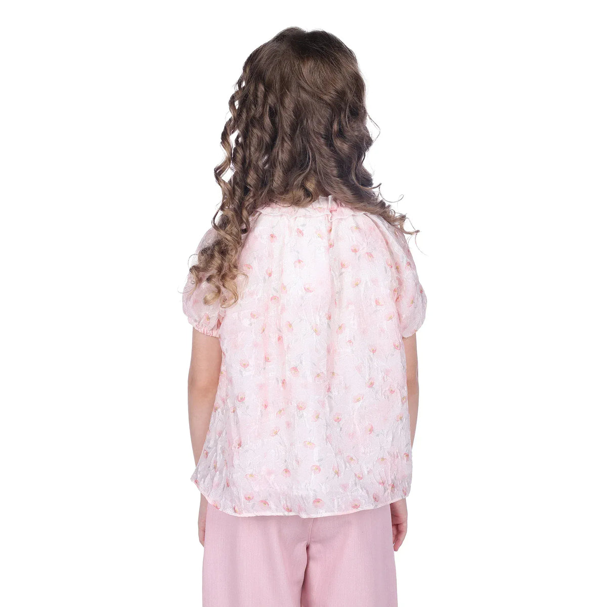 Floral Classic Blouse for Girls Image