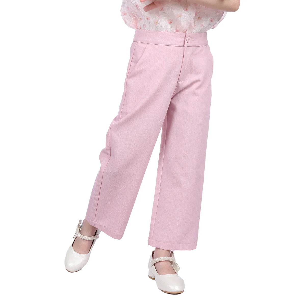 Solid Classic Pants for Girls Image