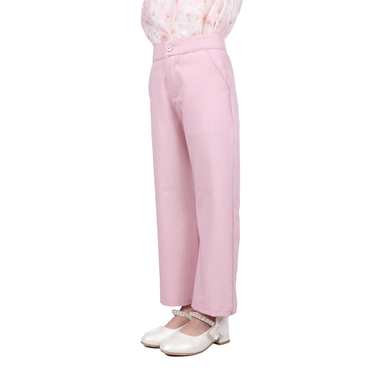 Solid Classic Pants for Girls Image