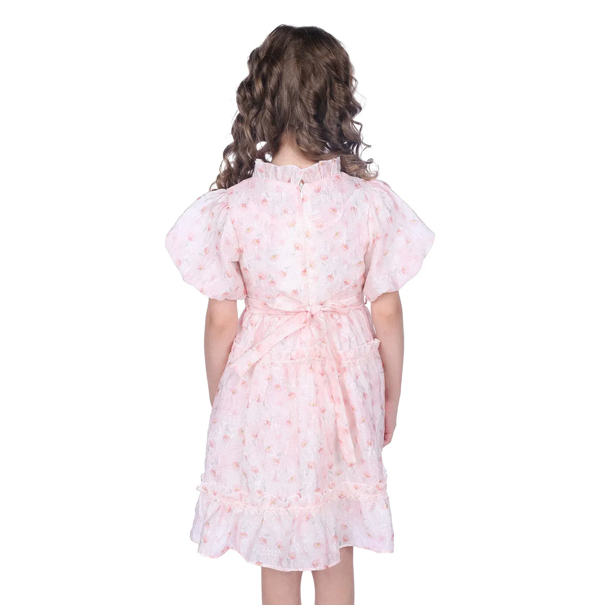Floral Classic Dress for Girls Image