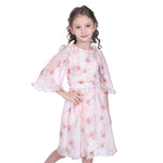Floral Classic Dress for Girls Image