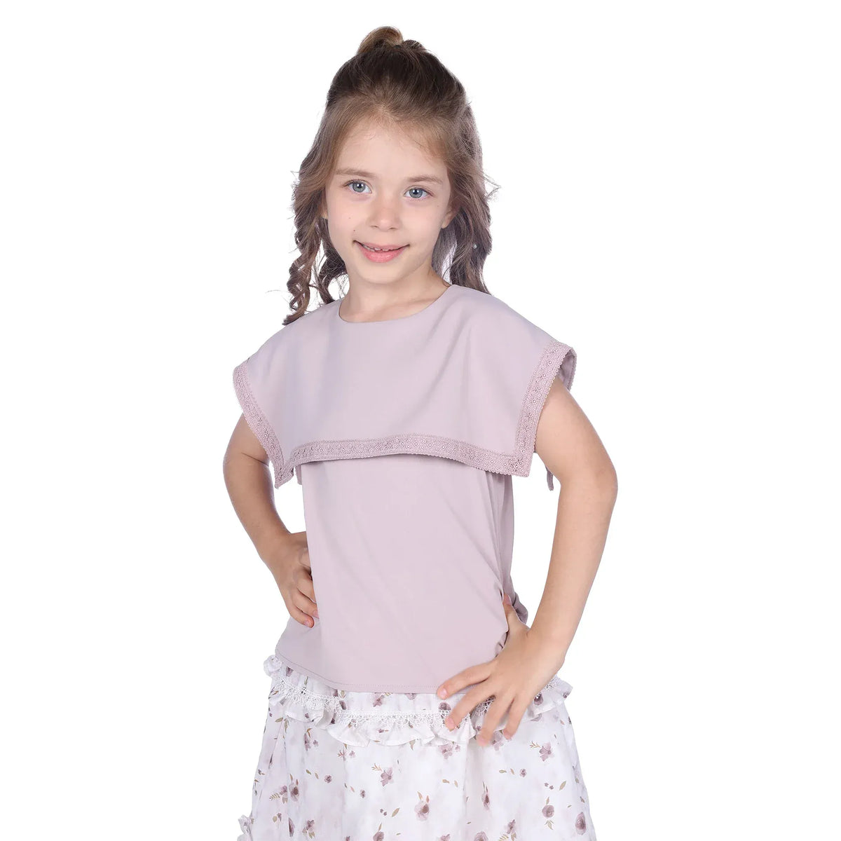 Embroidery Classic Blouse For Girls Image