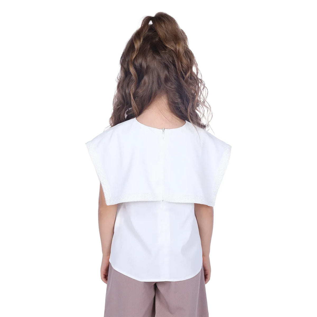 Embroidery Classic Blouse For Girls Image