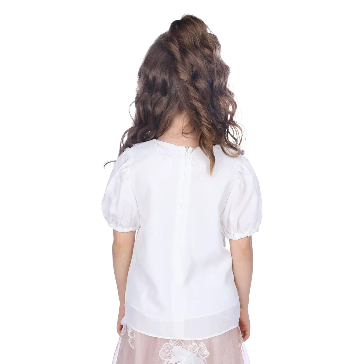 Embroidery Classic Blouse For Girls Image