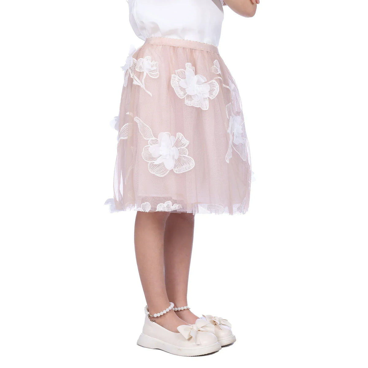 Floral Classic Skirt For Girls Image