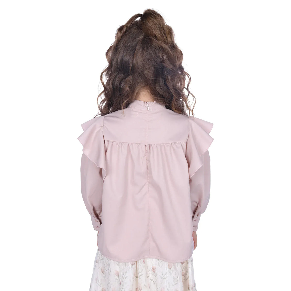 Plain Classic Blouse For Girls Image