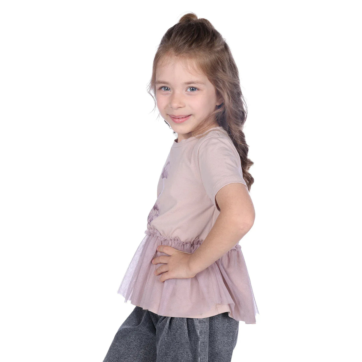 Floral Classic T.Shirt For Girls Image