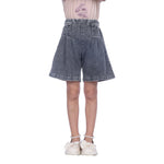 Jeans Black Washed Jeans Classic Shorts For Girls Image