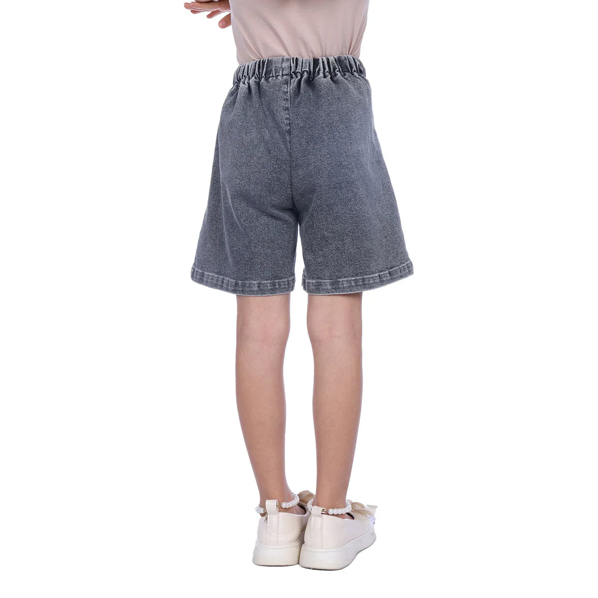 Washed Jeans Classic Shorts For Girls Image