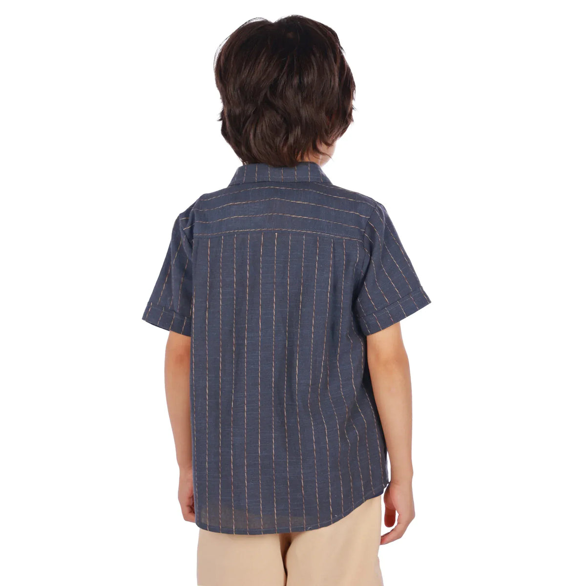 Striped Classic Shirt For Boys Image