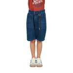 Jeans Blue Washed Jeans Classic Shorts For Boys Image