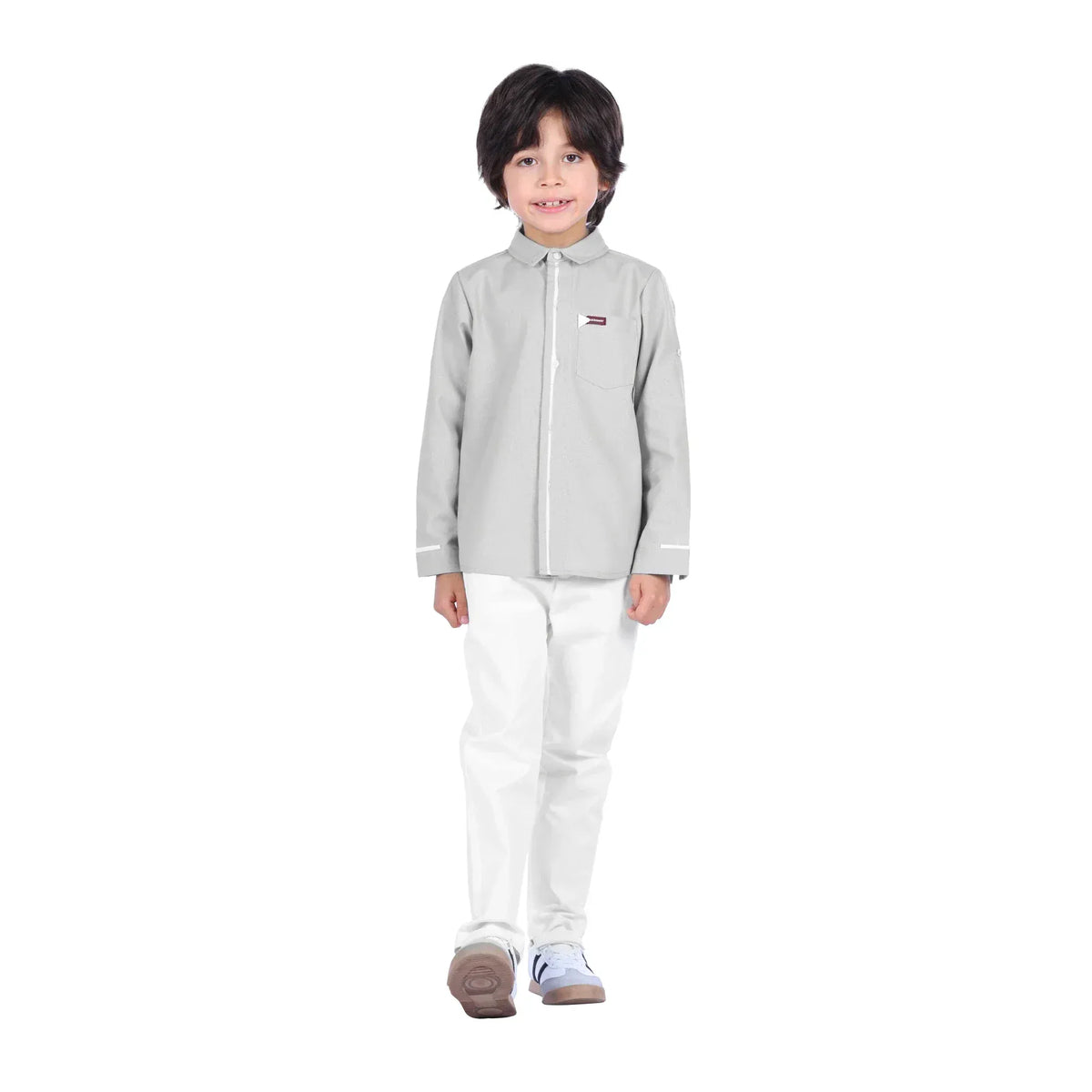 Badge Classic Shirt For Boys Image