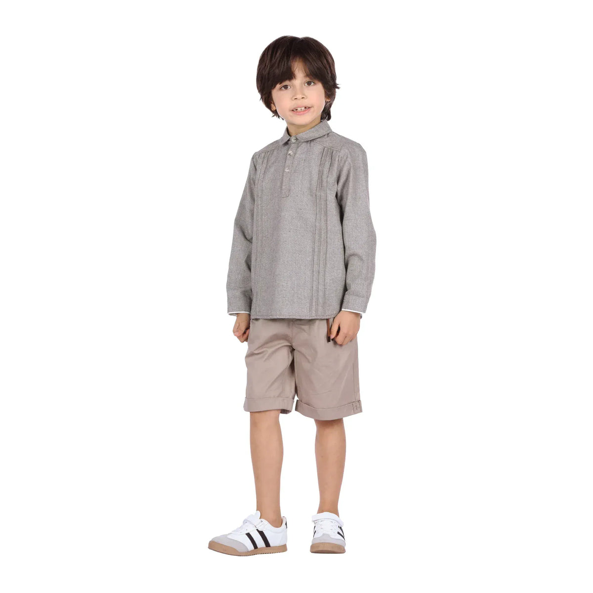 Solid Classic Blouse For Boys Image