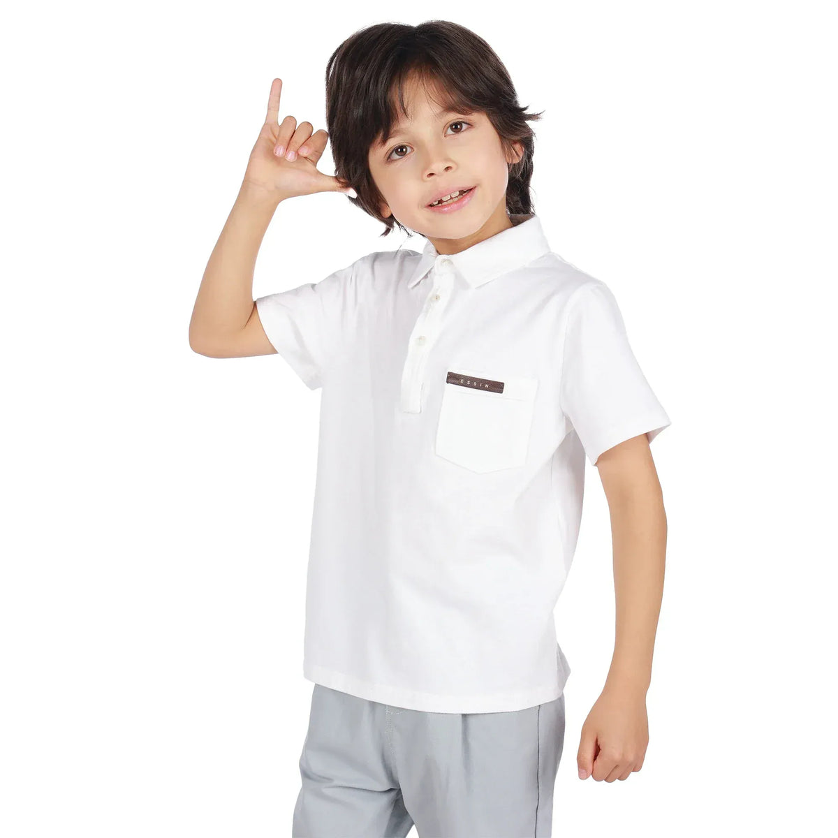 Badge Classic Polo Shirt For Boys Image