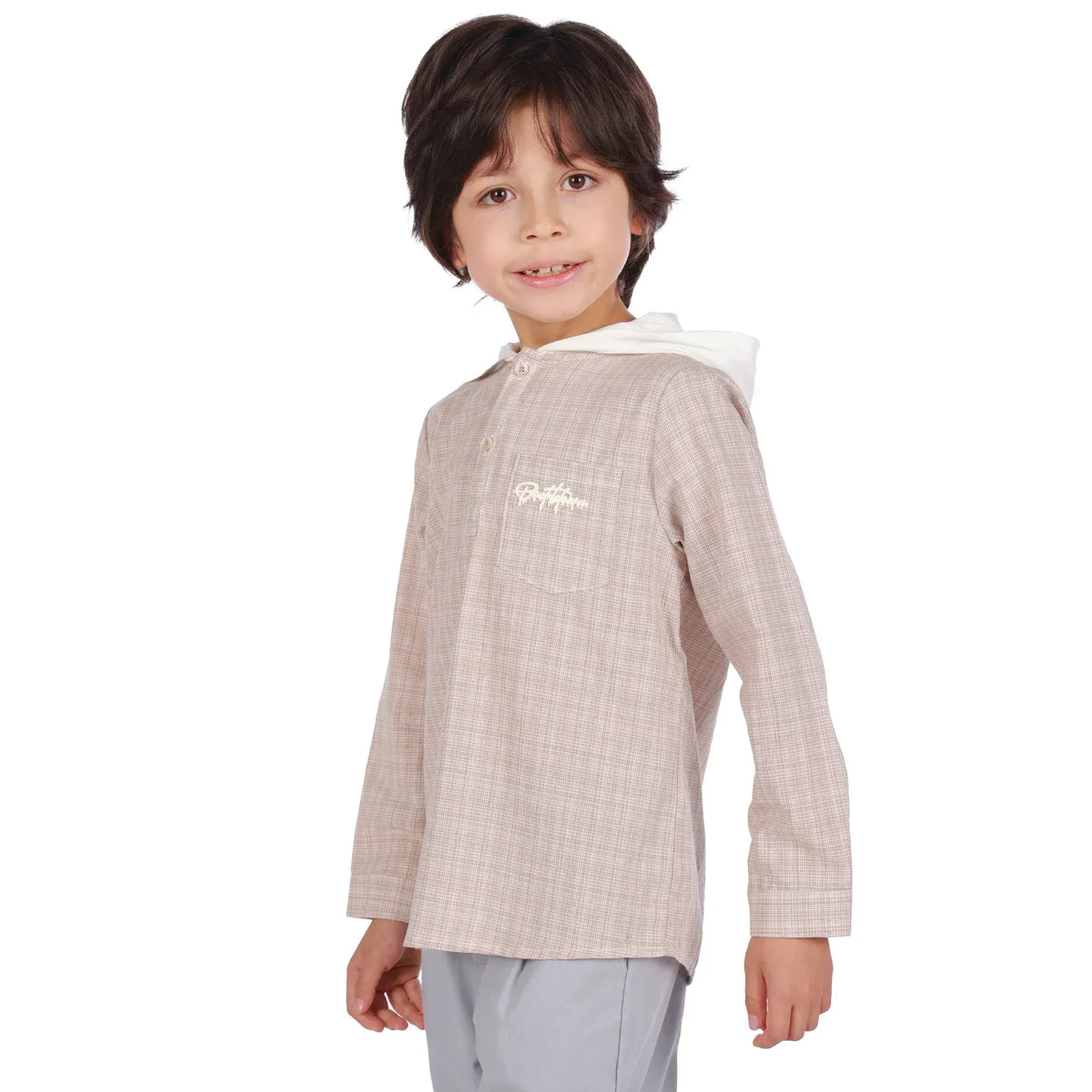 Checked Classic Blouse For Boys Image