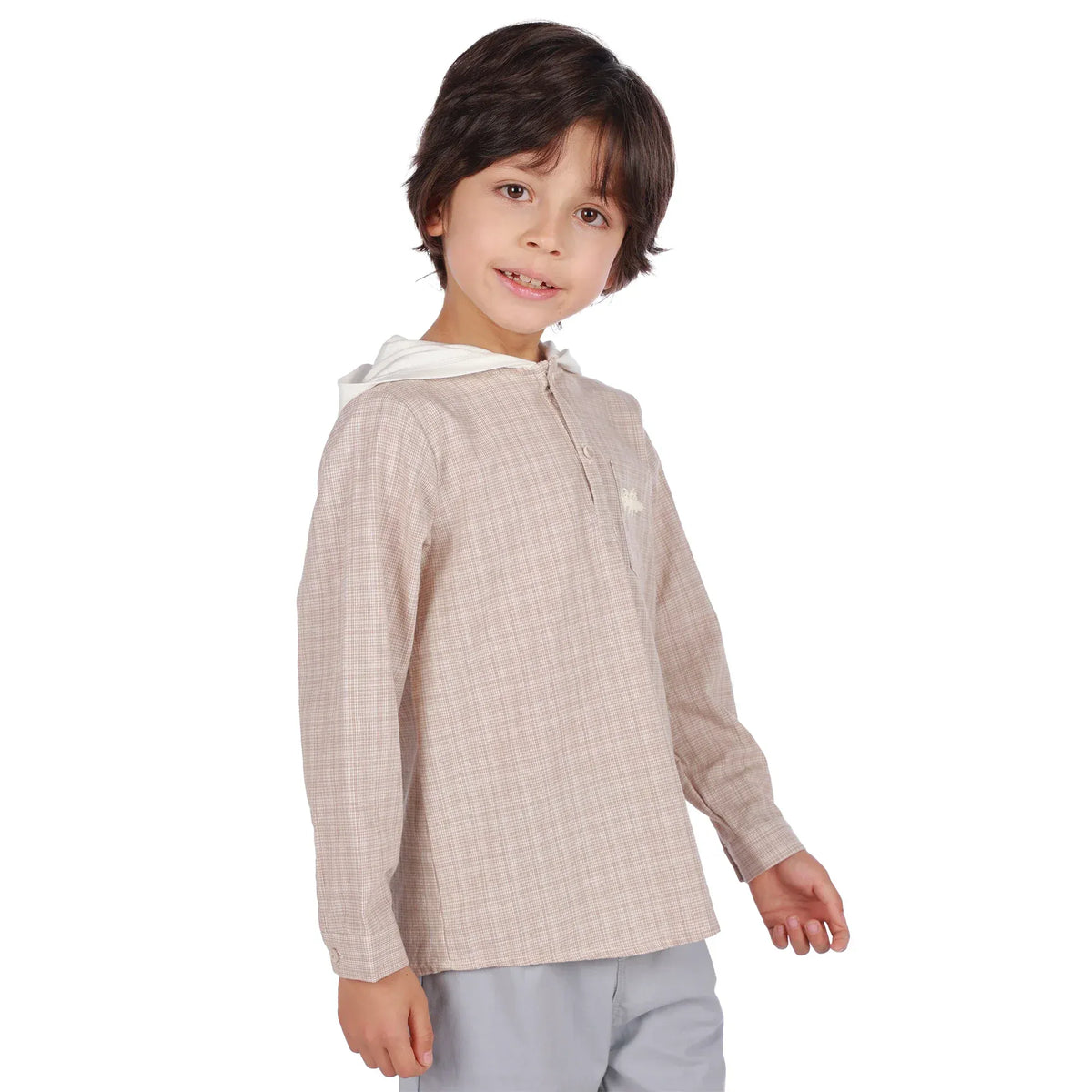 Checked Classic Blouse For Boys Image