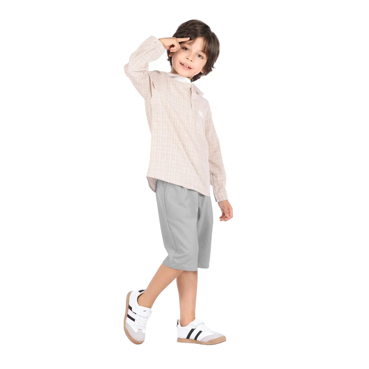 Plain Classic Shorts For Boys Image