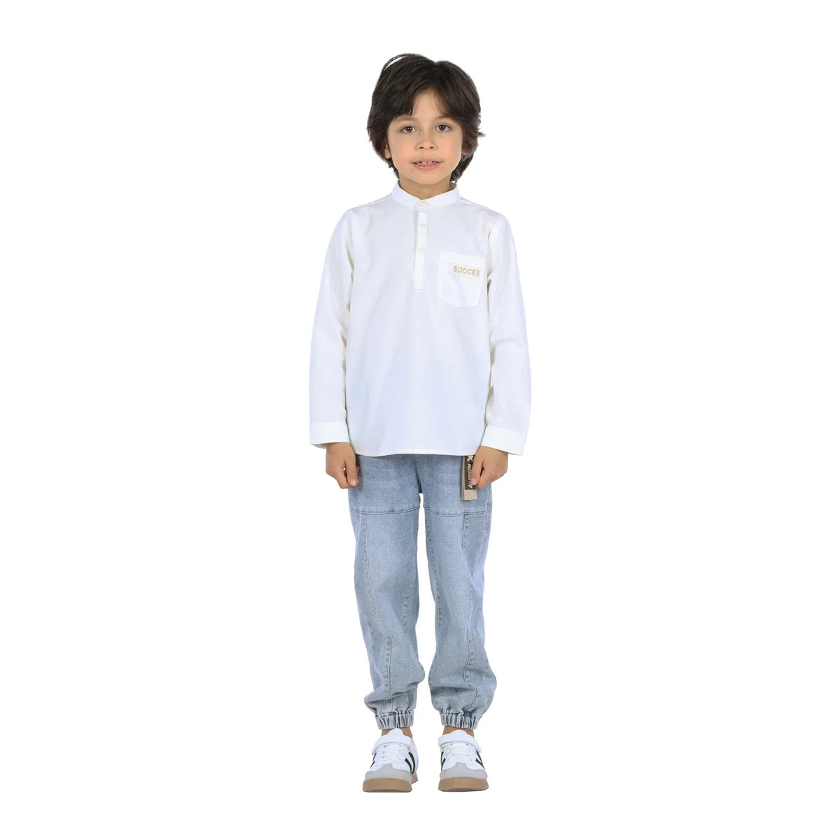 Printed Classic Blouse For Boys Image