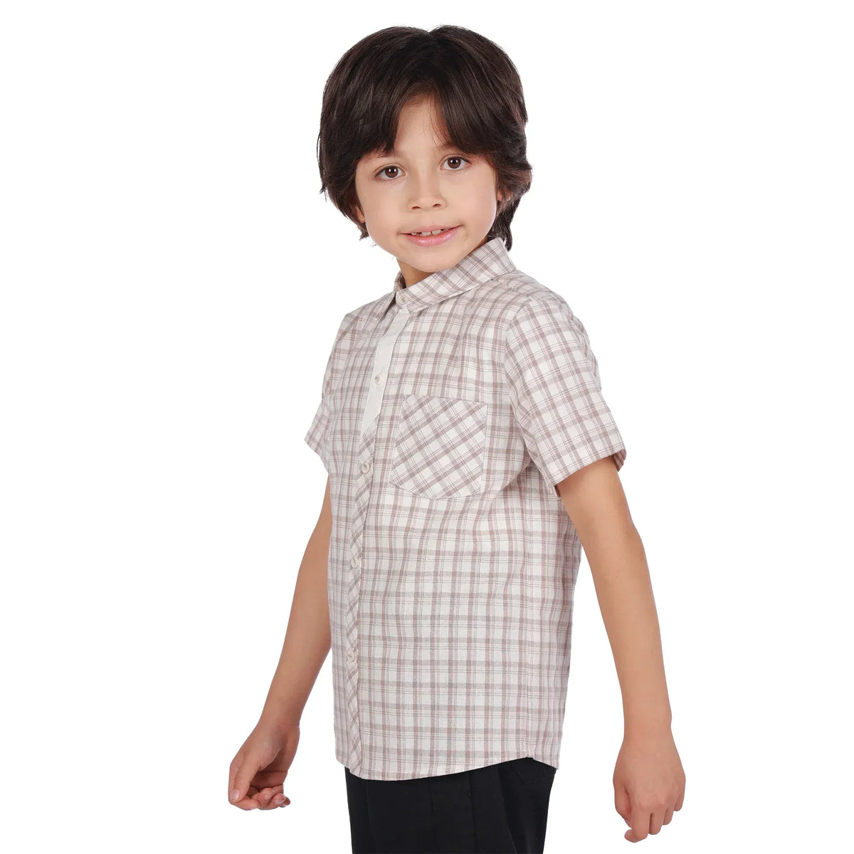 Checked Classic Shirt For Boys Image