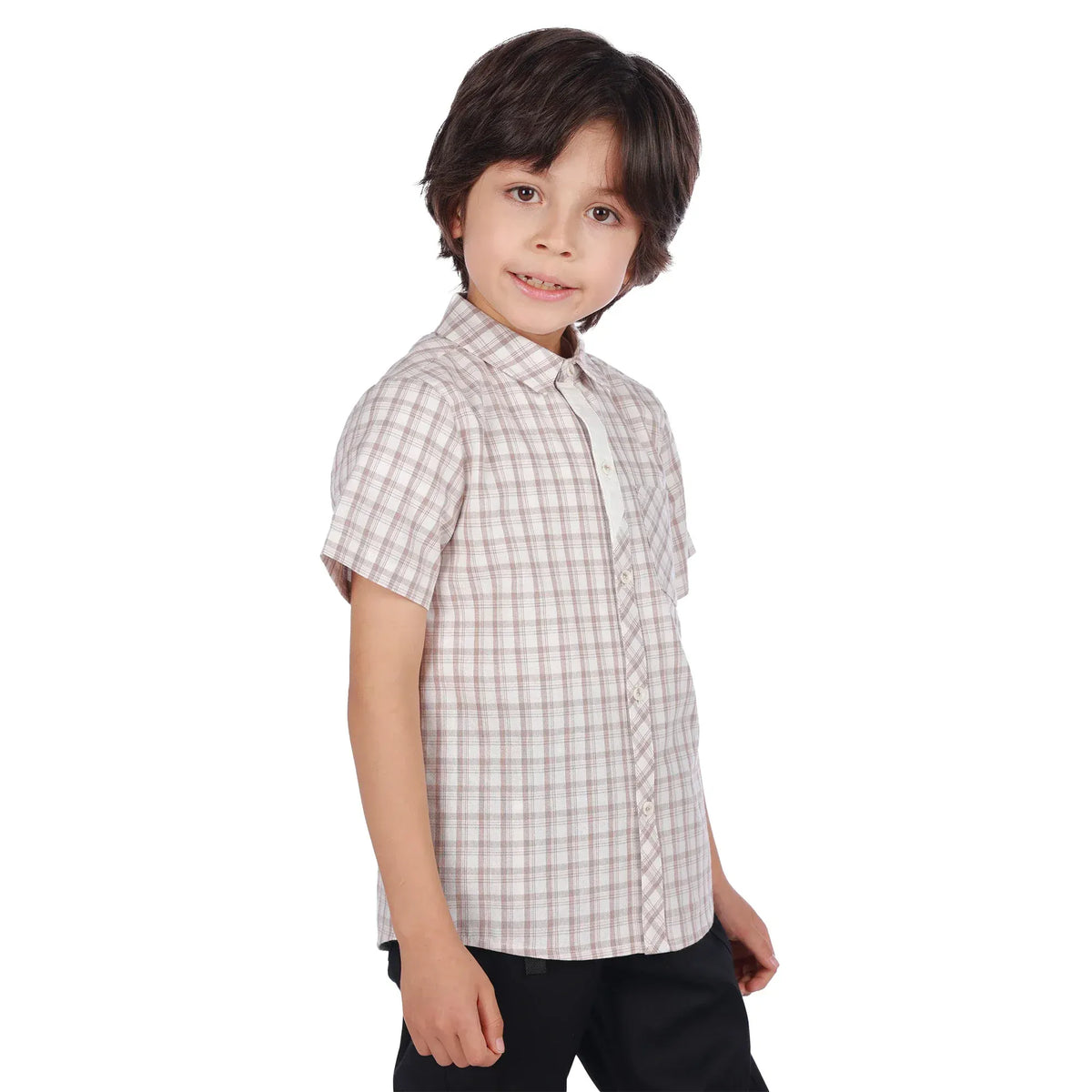 Checked Classic Shirt For Boys Image