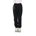 Black Plain Classic Pants For Boys Image