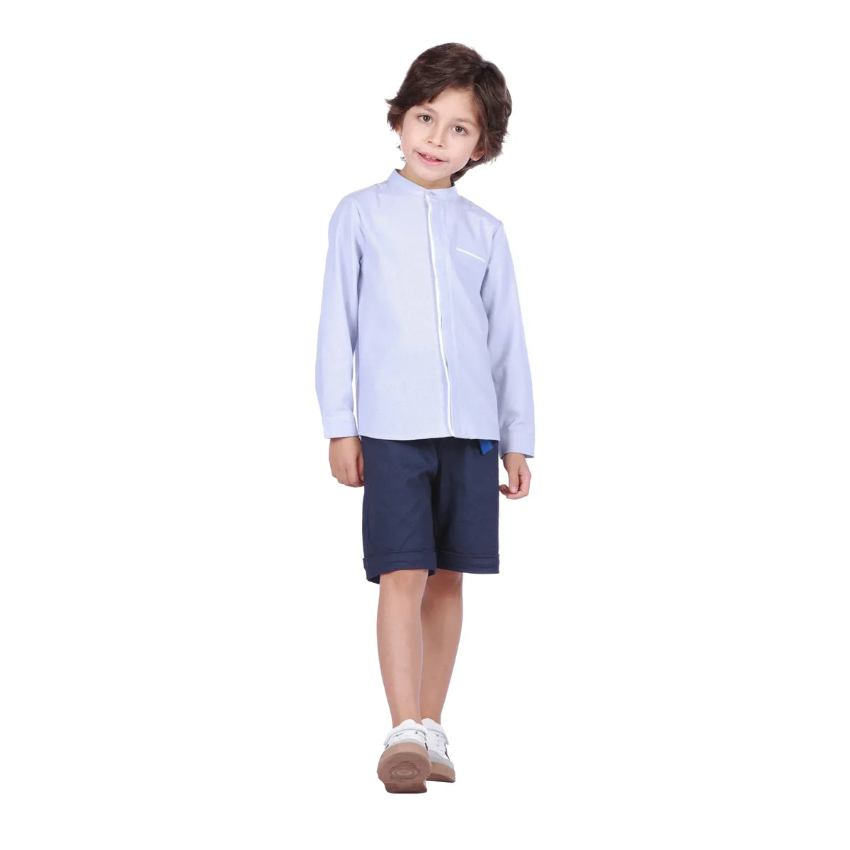 Embroidery Classic Shirt For Boys Image