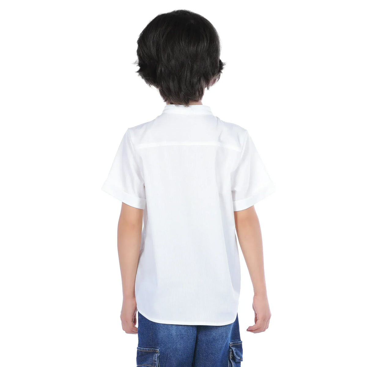 Embroidery Classic Blouse For Boys Image