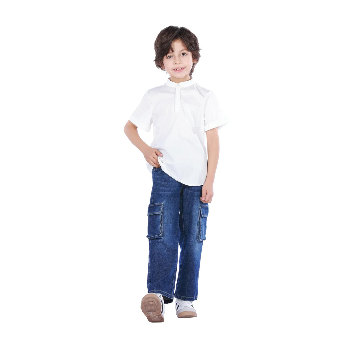 Embroidery Classic Blouse For Boys Image