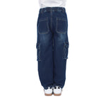 Washed Jeans Classic Pants For Boys Image