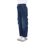Washed Jeans Classic Pants For Boys Image