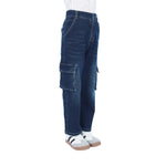 Washed Jeans Classic Pants For Boys Image