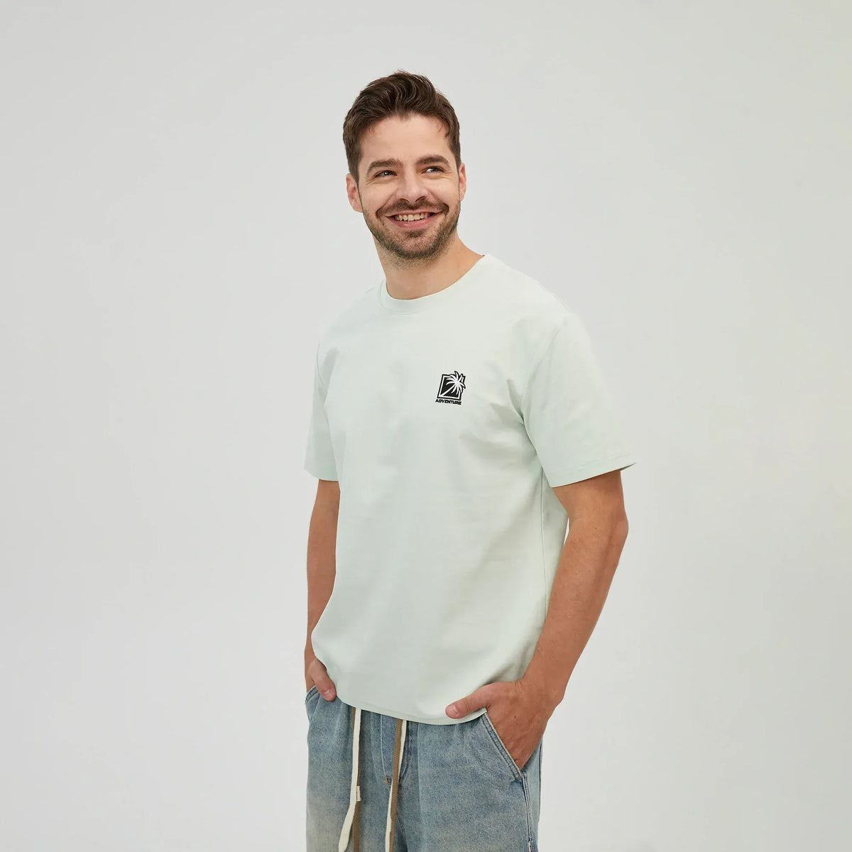 Embroidery Printed T.Shirt for Men Image